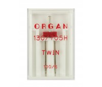 Игла Organ двойная стандарт (TWIN) №100/6 1 шт.