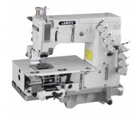 4-х игольная швейная машина для обработки поясов, задний пуллер и передние ролики JATI JT- 1404PMD (голова)